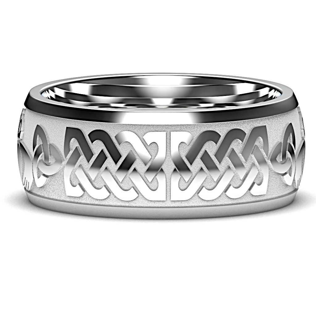 Claddagh Wedding Ring UCL1-SLV10M - Sterling Silver - Image 10