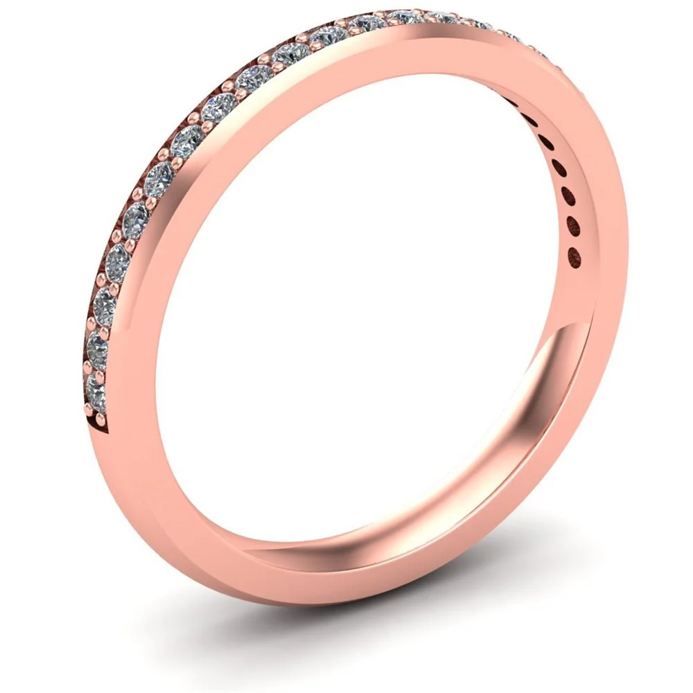 Ladies Celtic Wedding Band AYLIN-1S-BAND-ROSE - Image 3