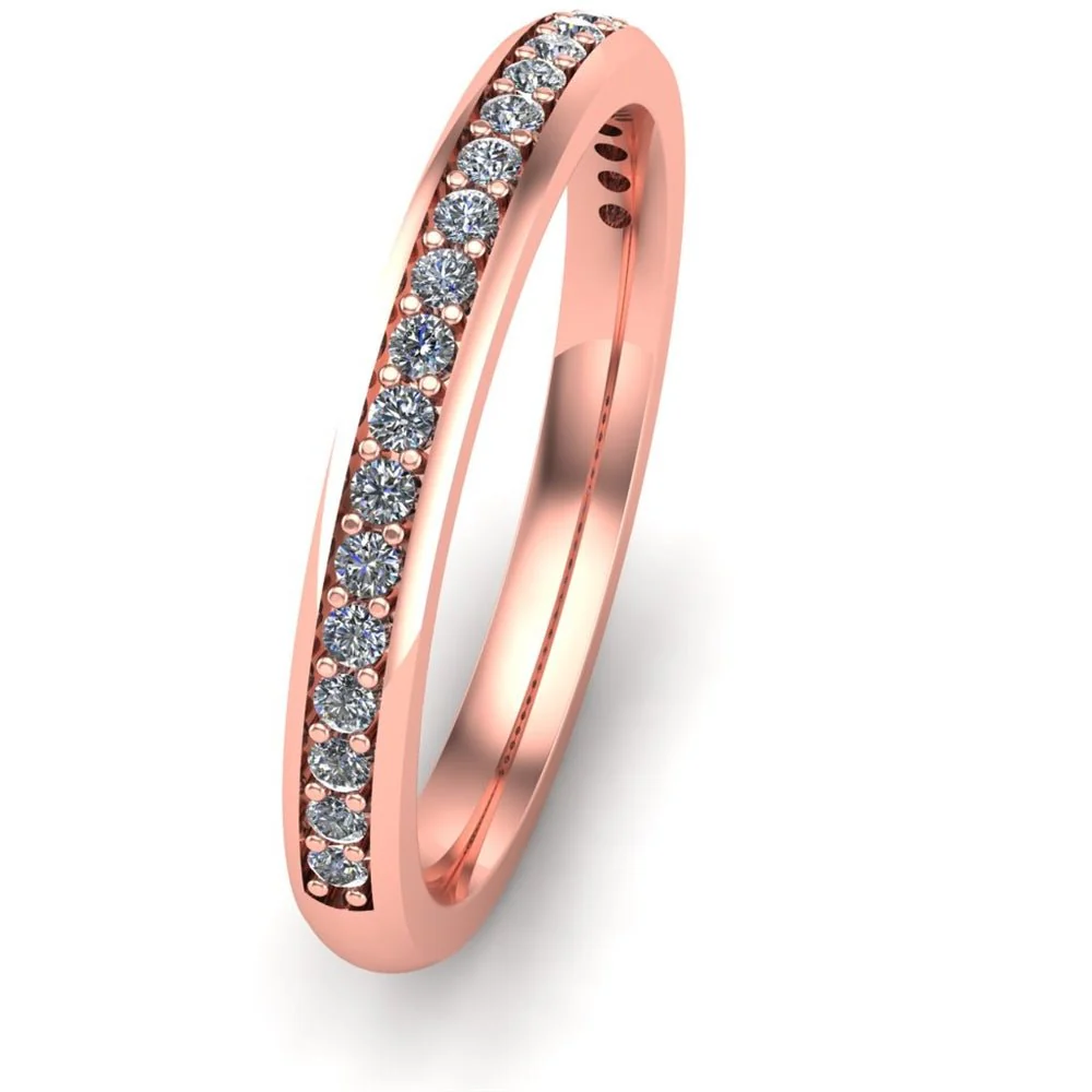 Ladies Celtic Wedding Band AYLIN-1S-BAND-ROSE - Image 7