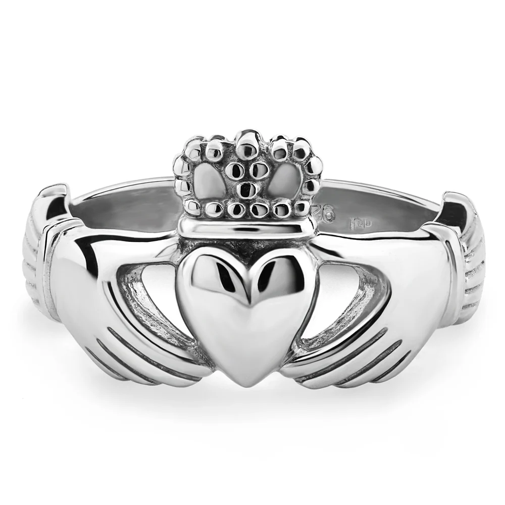 Retired MENS Silver Claddagh Ring MS-CLAD6H - Image 3